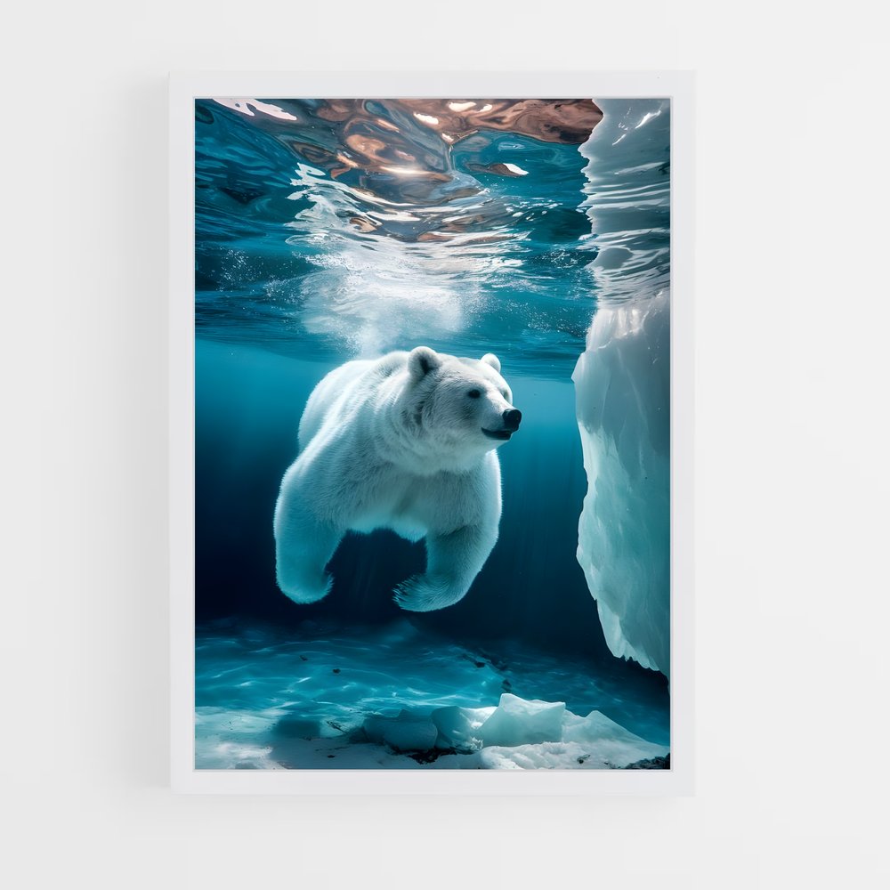 ap-polar bear-2 cadre Blanc