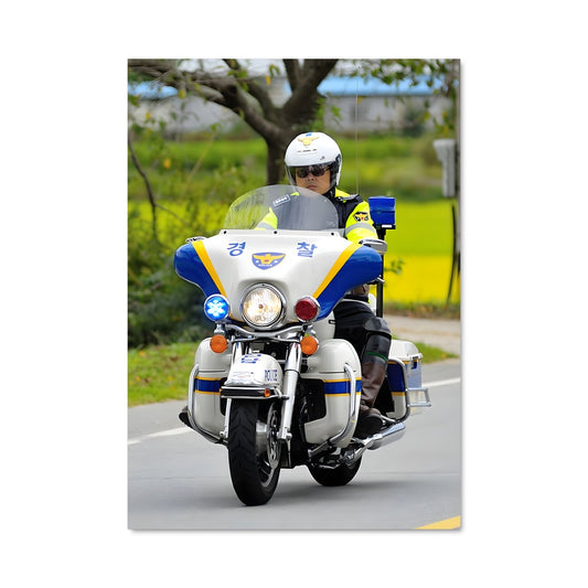 Poster Police motorcycle 81471