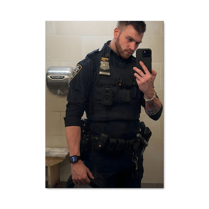 Poster Selfie en Uniforme