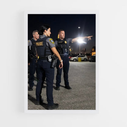 ap-police officer-1 cadre Blanc