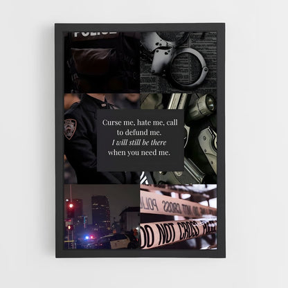 ap-police officer-4 cadre Noir