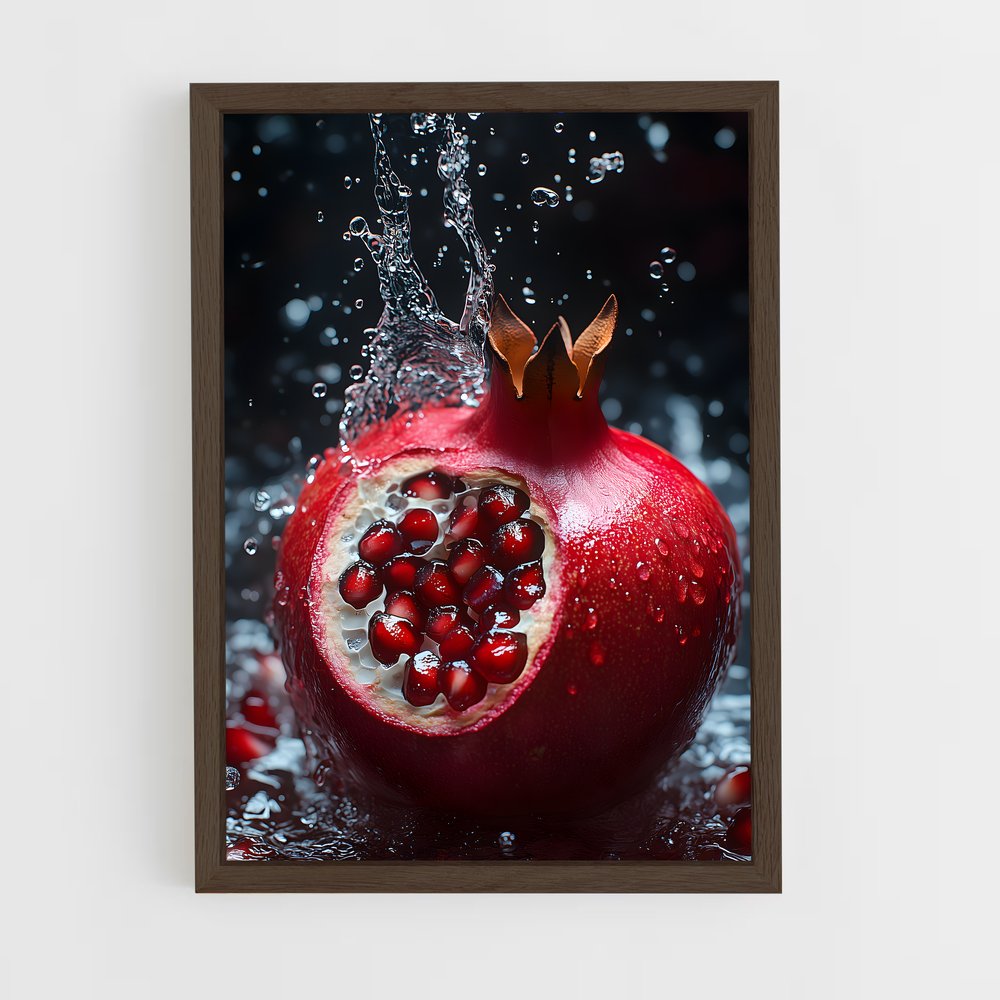 ap-pomegranate-15 cadre Bois foncé