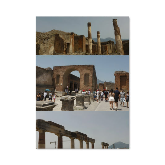 Poster Ruines de Pompéi