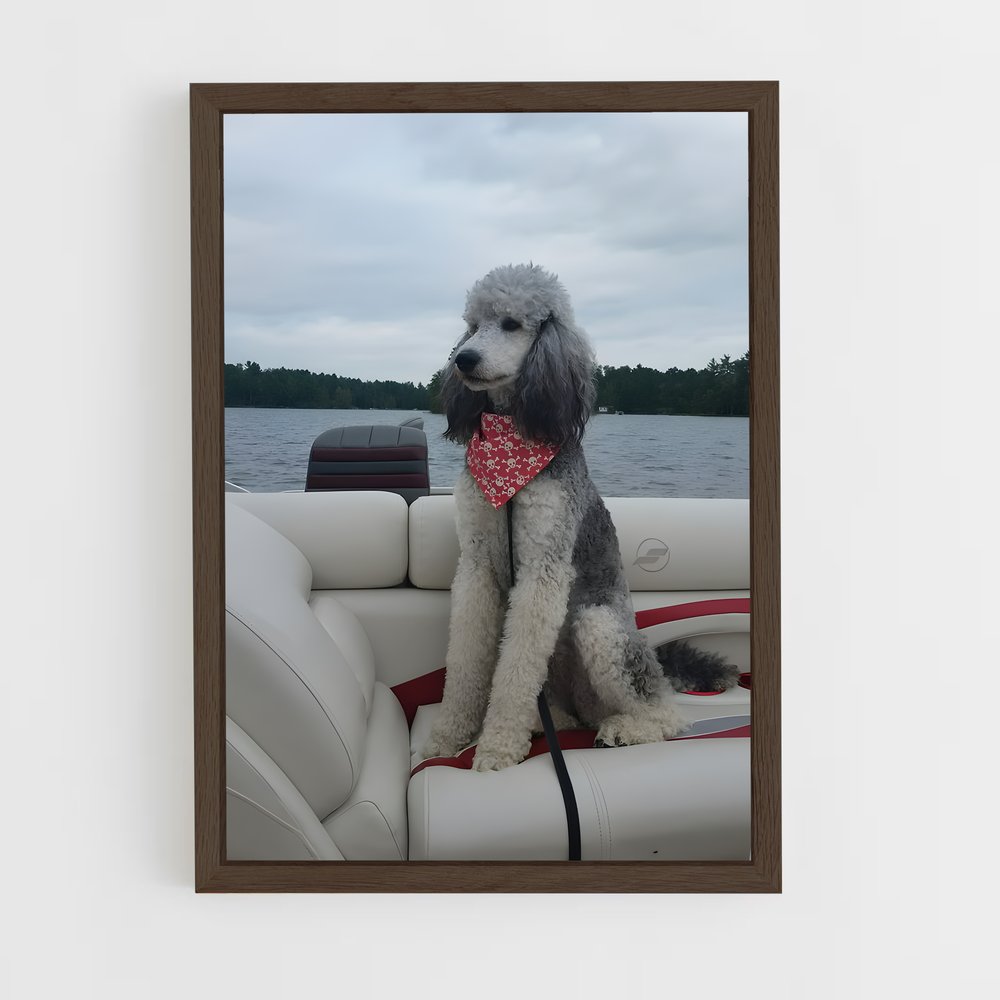 ap-poodle-3 cadre Bois foncé