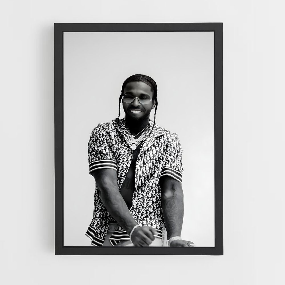 ap-pop smoke-7 cadre Noir
