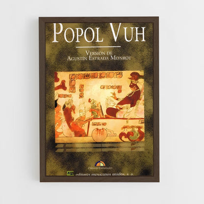 ap-popol vuh-4 cadre Bois foncé