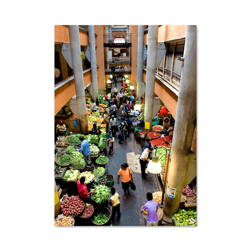 Poster Le Marché Vibrant