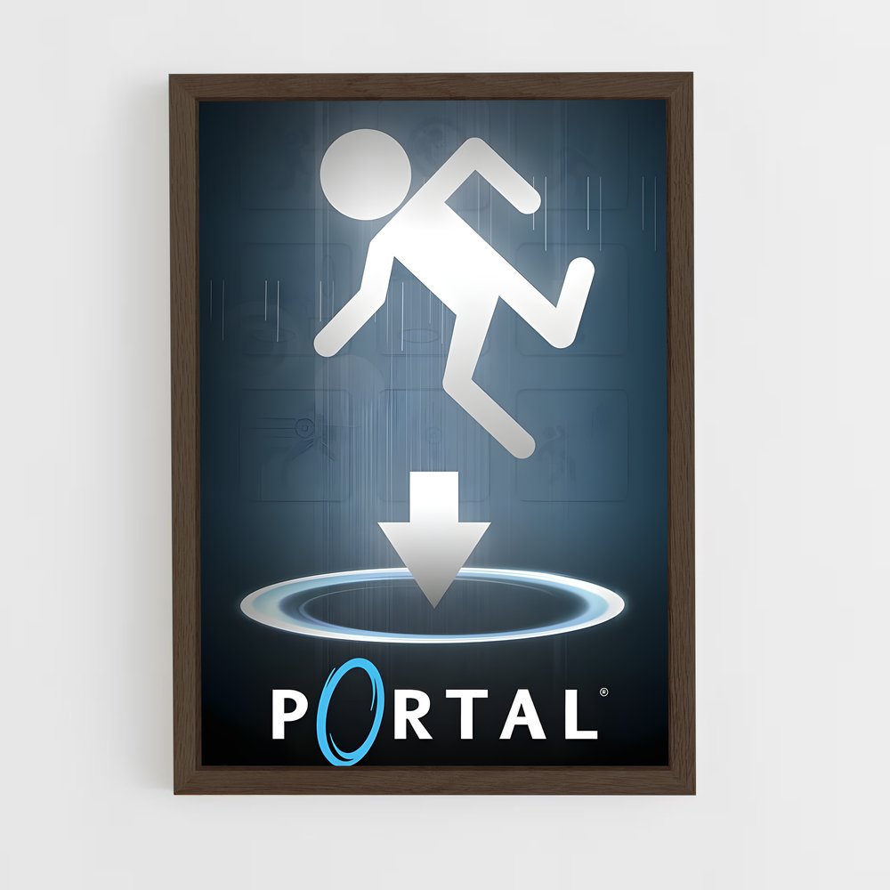 ap-portal-2 cadre Bois foncé