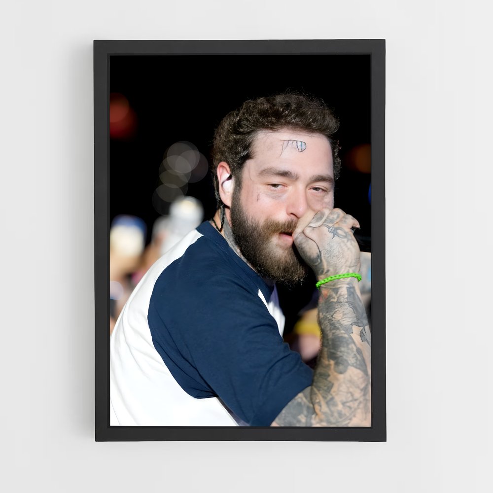 ap-post malone-9 cadre Noir