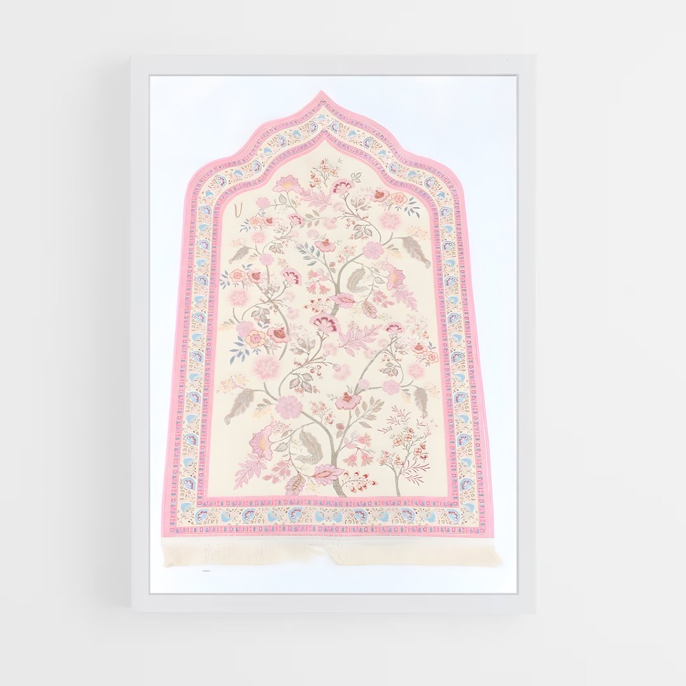 ap-prayer mat-15 cadre Blanc