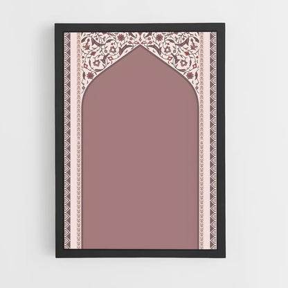 ap-prayer mat-8 cadre Noir