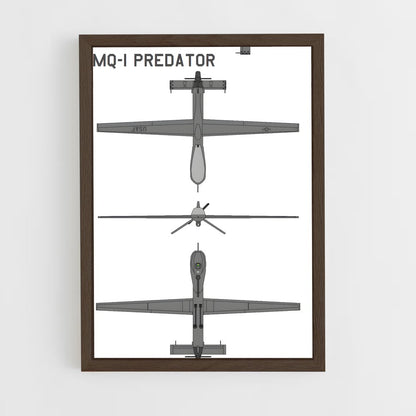 ap-predator mq-1-1 cadre Bois foncé