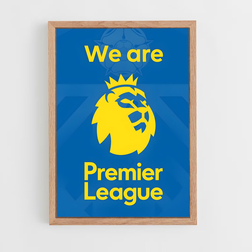 ap-premier league flag-2 cadre Bois clair