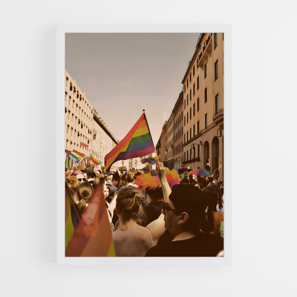 ap-pride flag-1 cadre Blanc