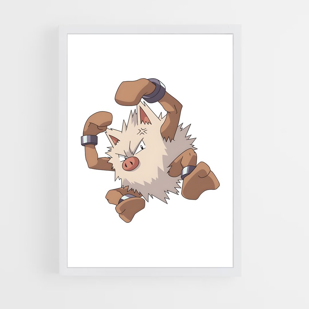 ap-primeape-1 cadre Blanc