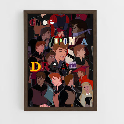 ap-prince philip-4 cadre Bois foncé