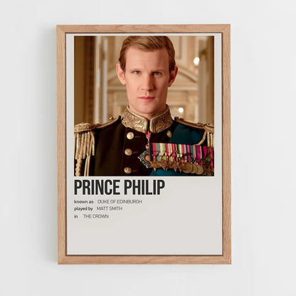 ap-prince philip-6 cadre Bois clair