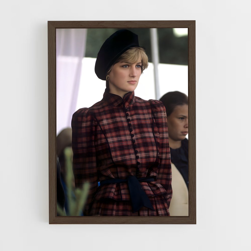 ap-princess diana-1 cadre Bois foncé