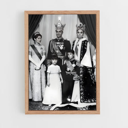 ap-princess farahnaz pahlavi-3 cadre Bois clair