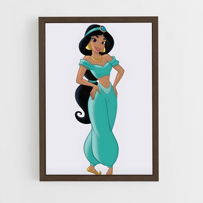 ap-princess jasmine-9 cadre Bois foncé
