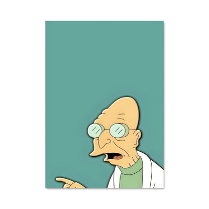 Poster Professeur Curieux