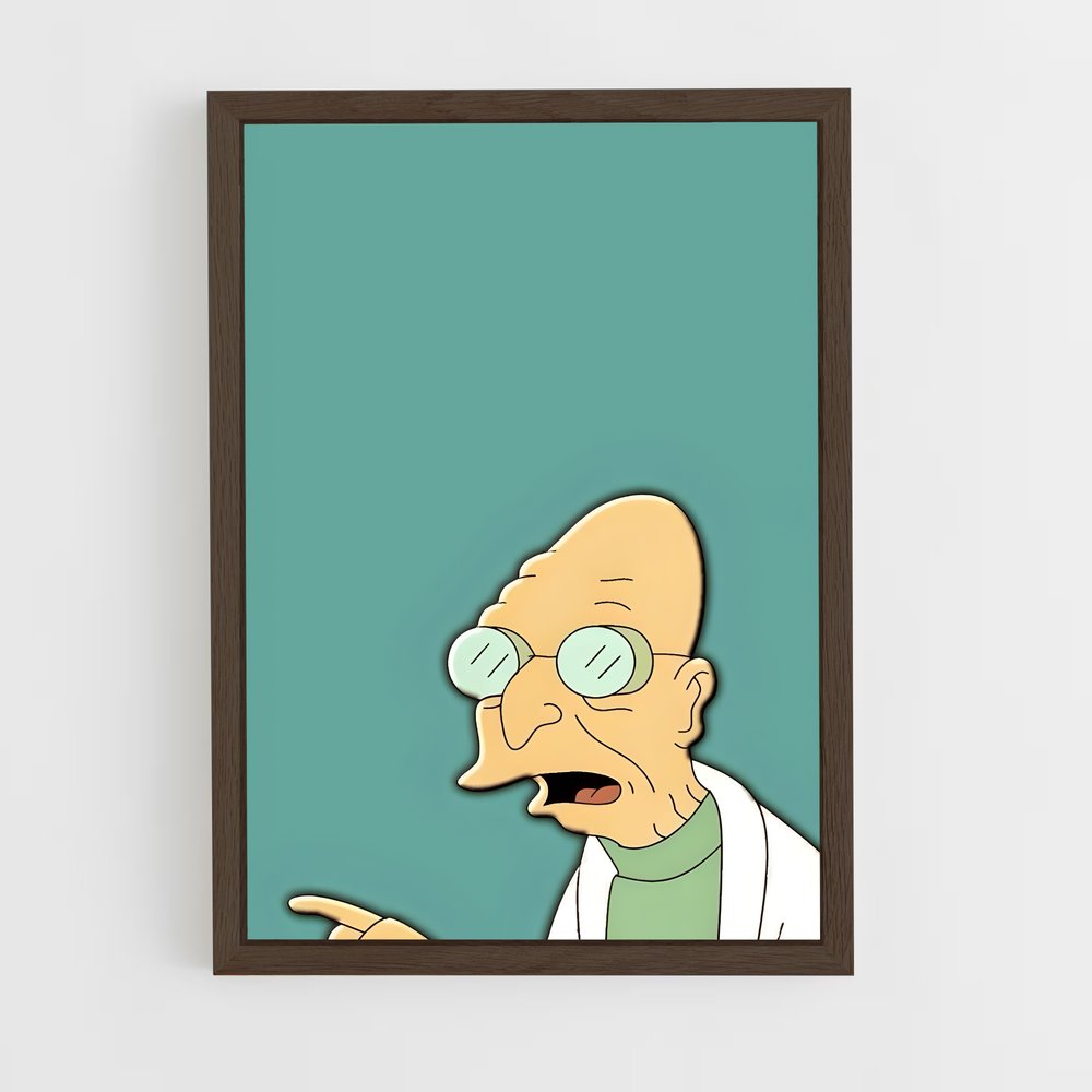 ap-professor farnsworth-1 cadre Bois foncé
