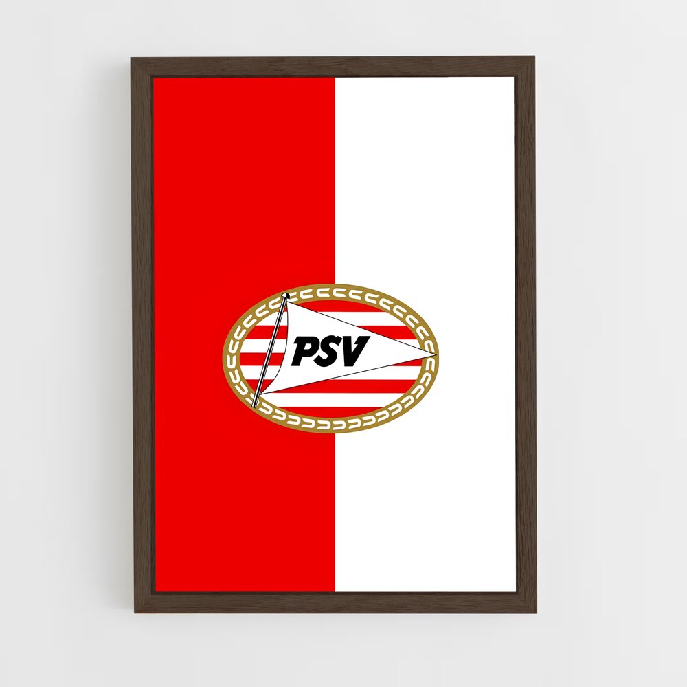 ap-psv eindhoven-9 cadre Bois foncé