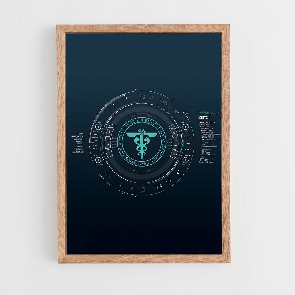 ap-psycho pass-6 cadre Bois clair