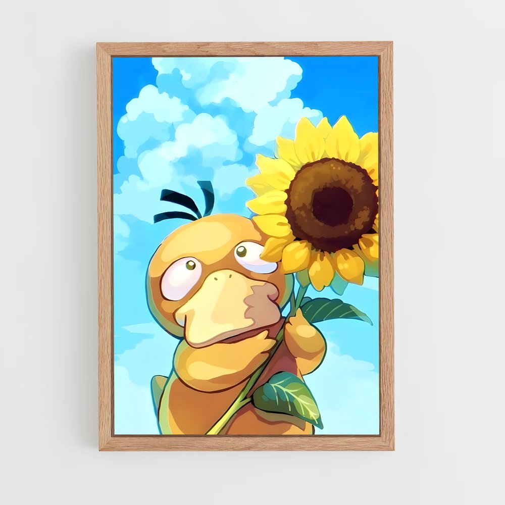 ap-psyduck-1 cadre Bois clair