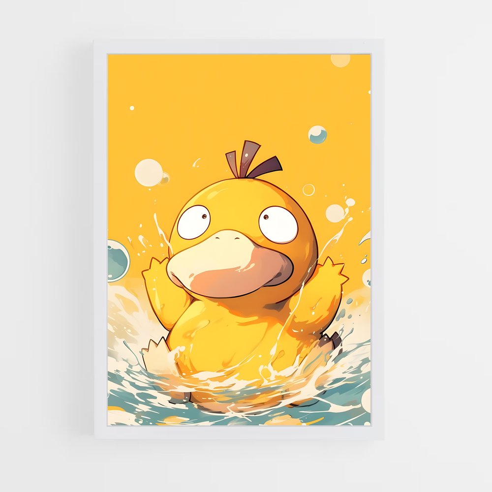 ap-psyduck-4 cadre Blanc