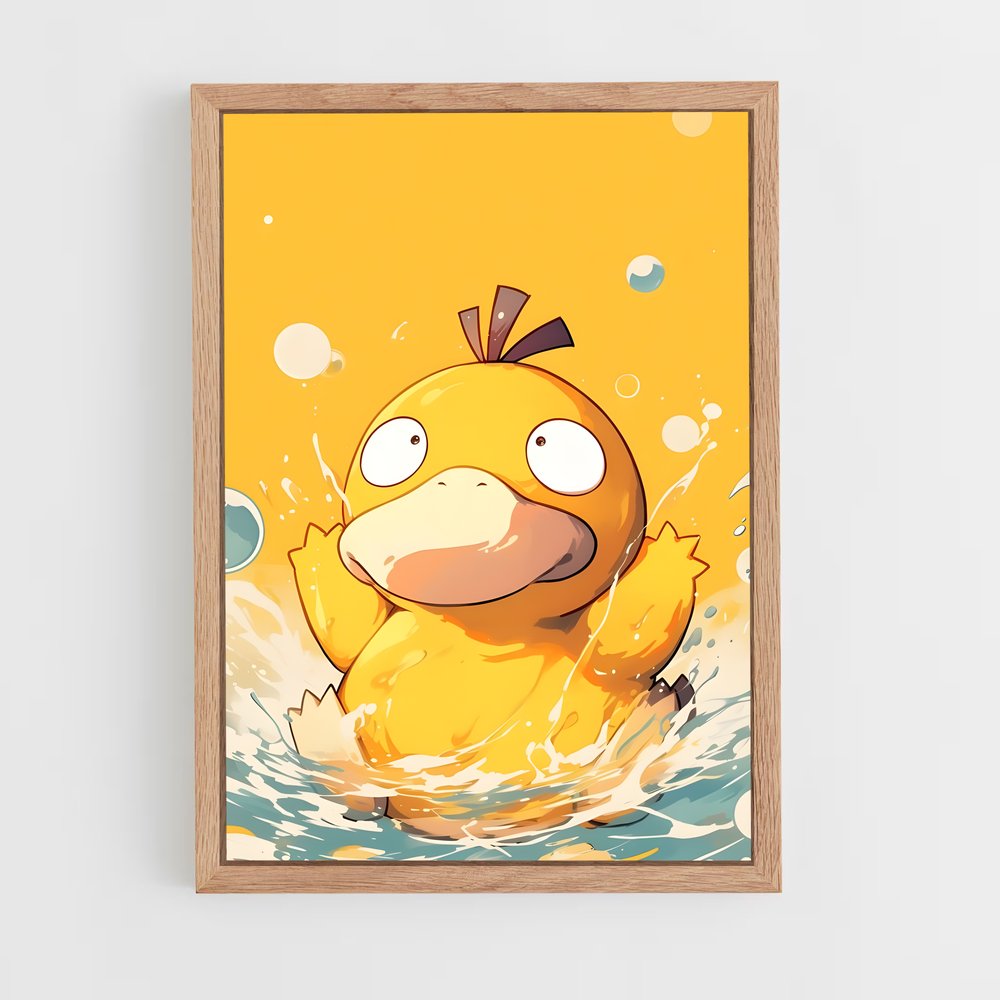 ap-psyduck-4 cadre Bois clair