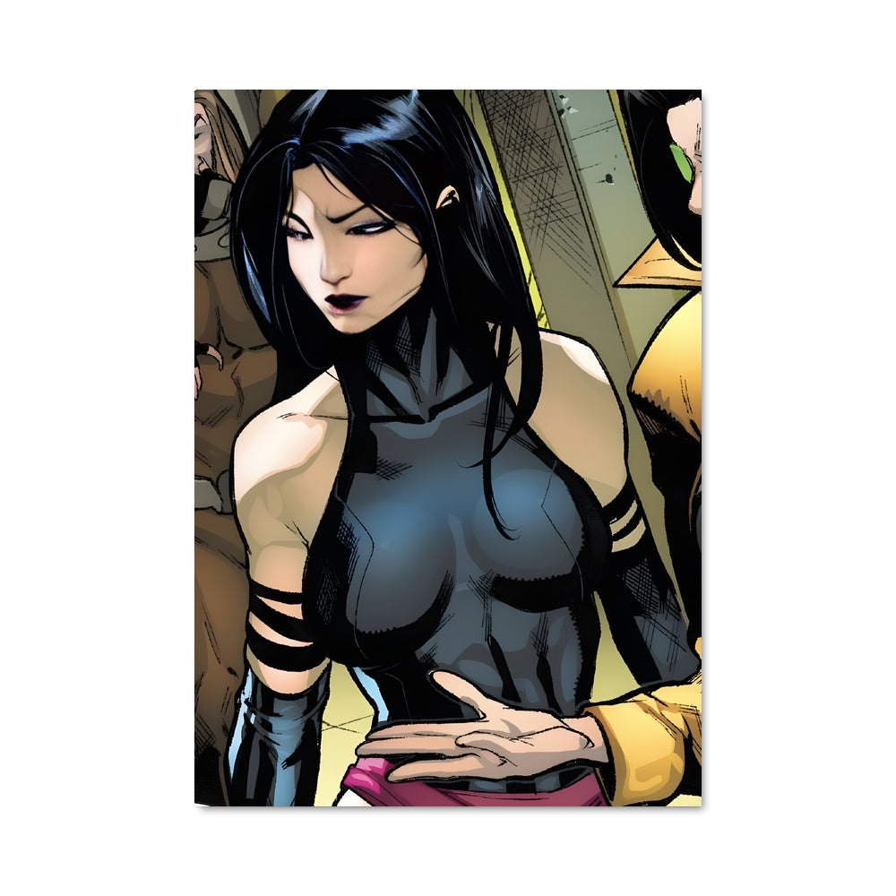 Poster Psylocke : Force et Énergie