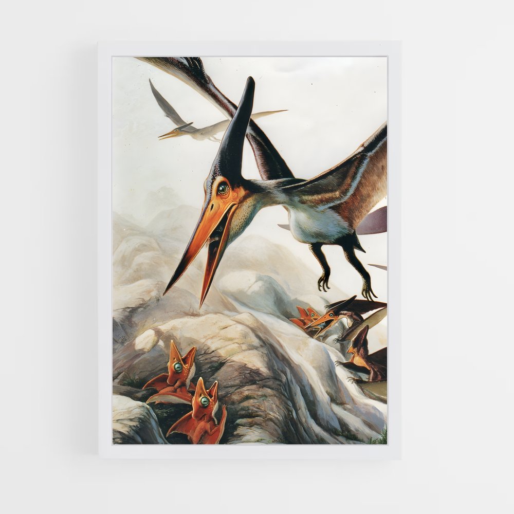 ap-pteranodon-1 cadre Blanc