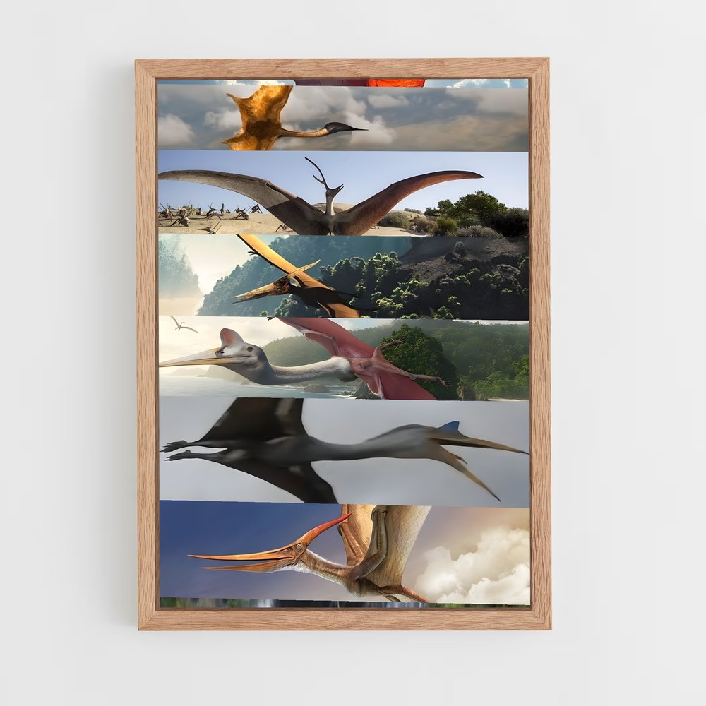ap-pterodactyl-3 cadre Bois clair