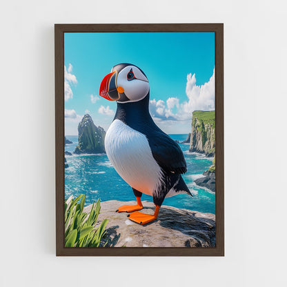 ap-puffin-5 cadre Bois foncé