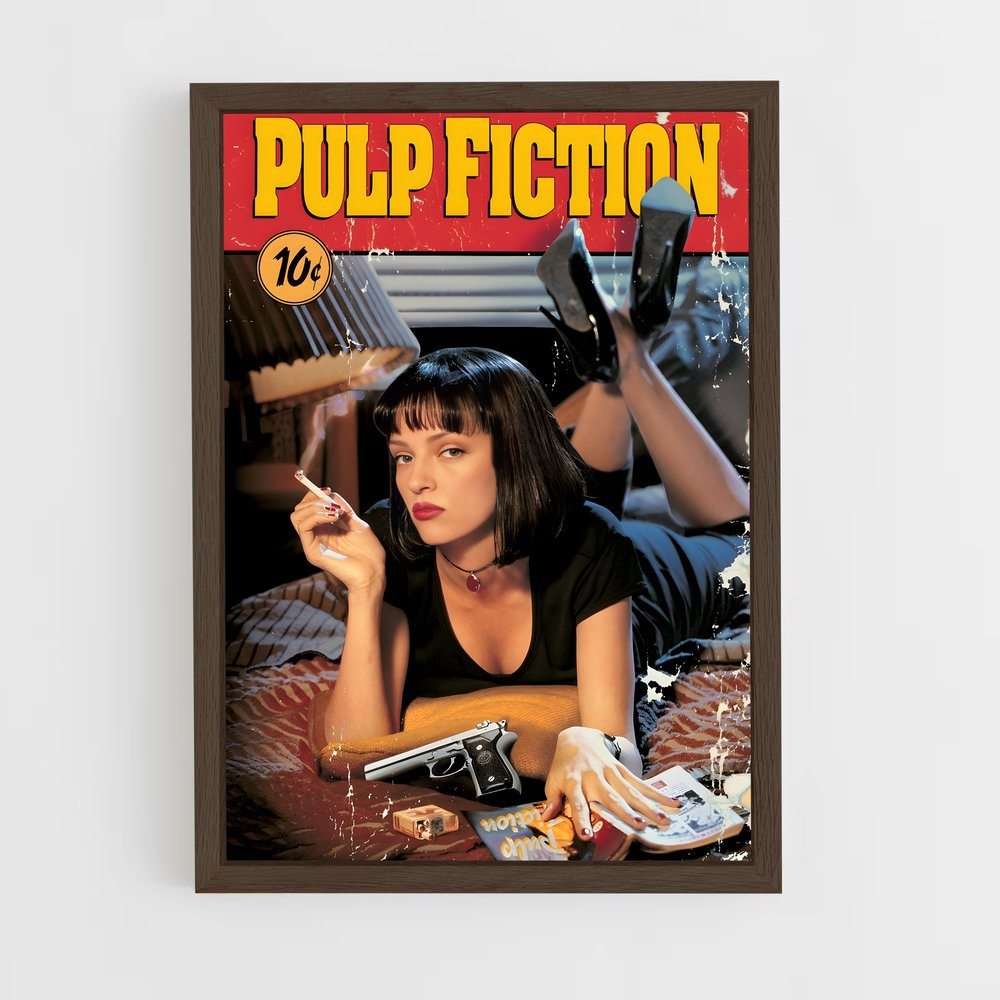 ap-pulp fiction-1 cadre Bois foncé