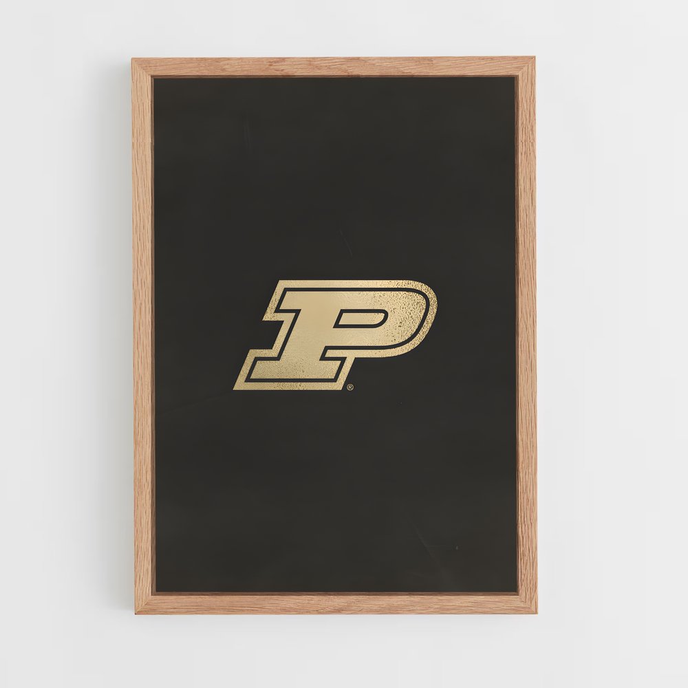 ap-purdue boilermakers-5 cadre Bois clair