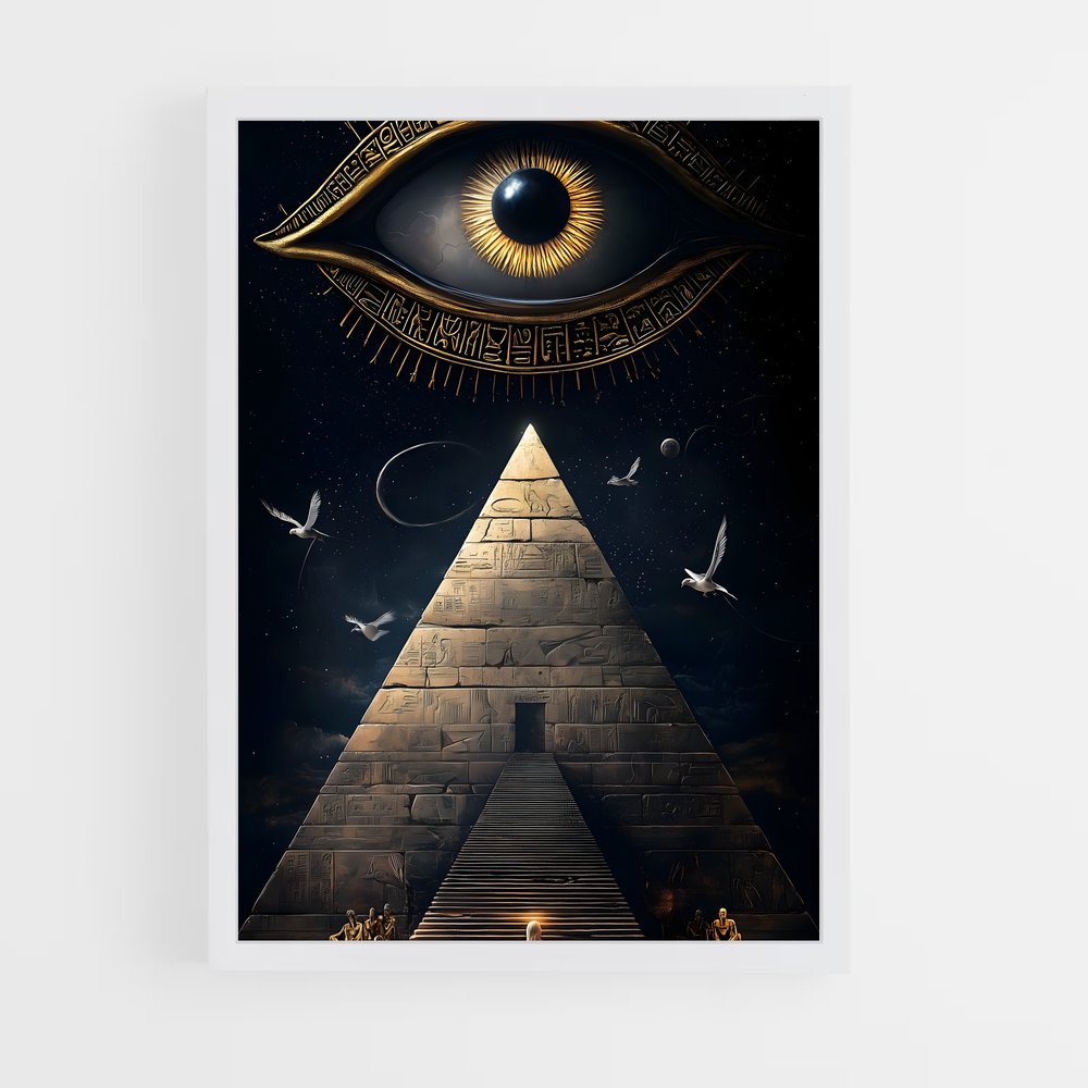 ap-pyramid gods-10 cadre Blanc