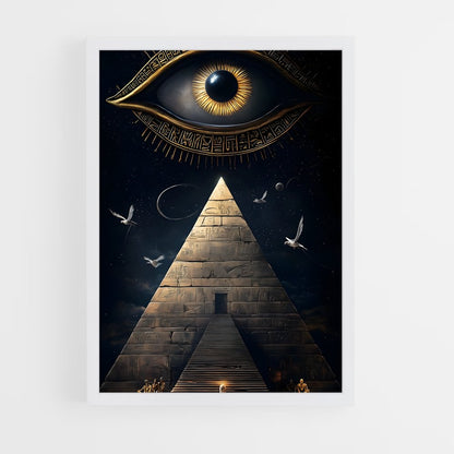 ap-pyramid gods-10 cadre Blanc
