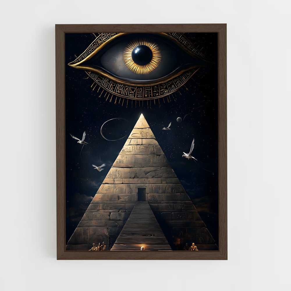 ap-pyramid gods-10 cadre Bois foncé