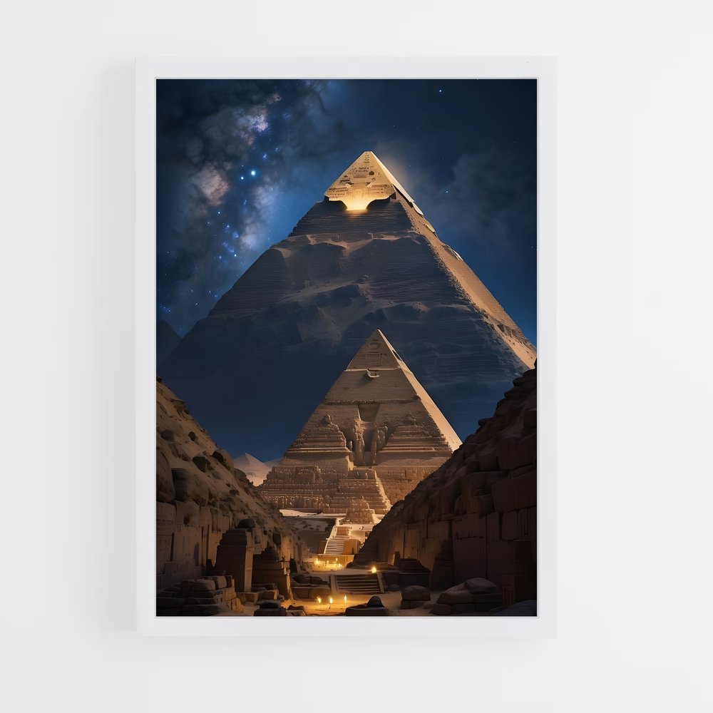 ap-pyramid gods-5 cadre Blanc