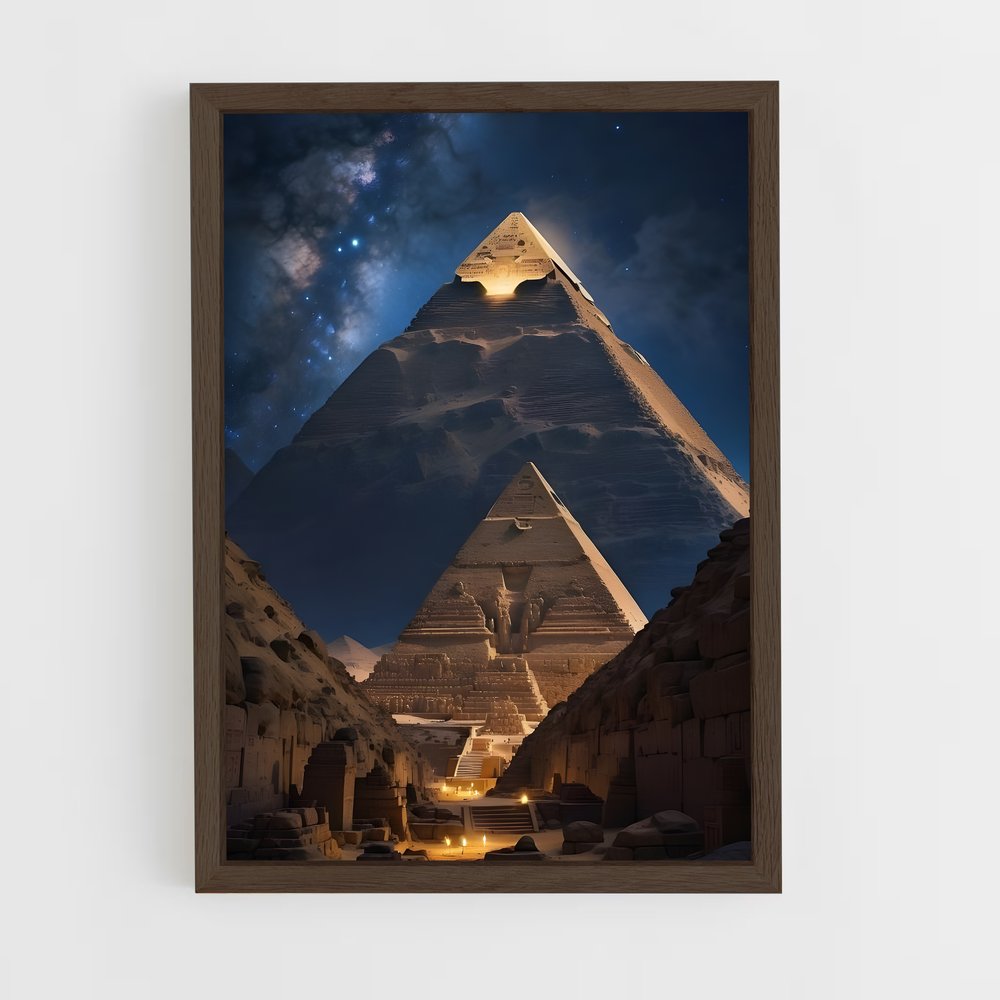 ap-pyramid gods-5 cadre Bois foncé