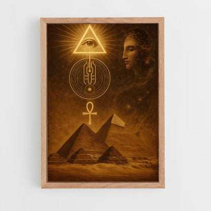 ap-pyramid gods-6 cadre Bois clair