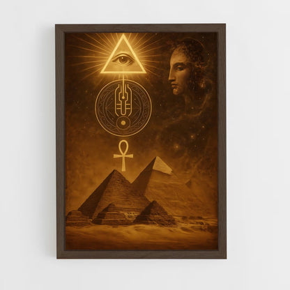 ap-pyramid gods-6 cadre Bois foncé