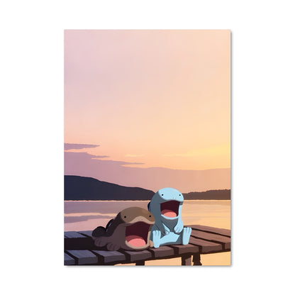 Poster Quagsire au Crépuscule