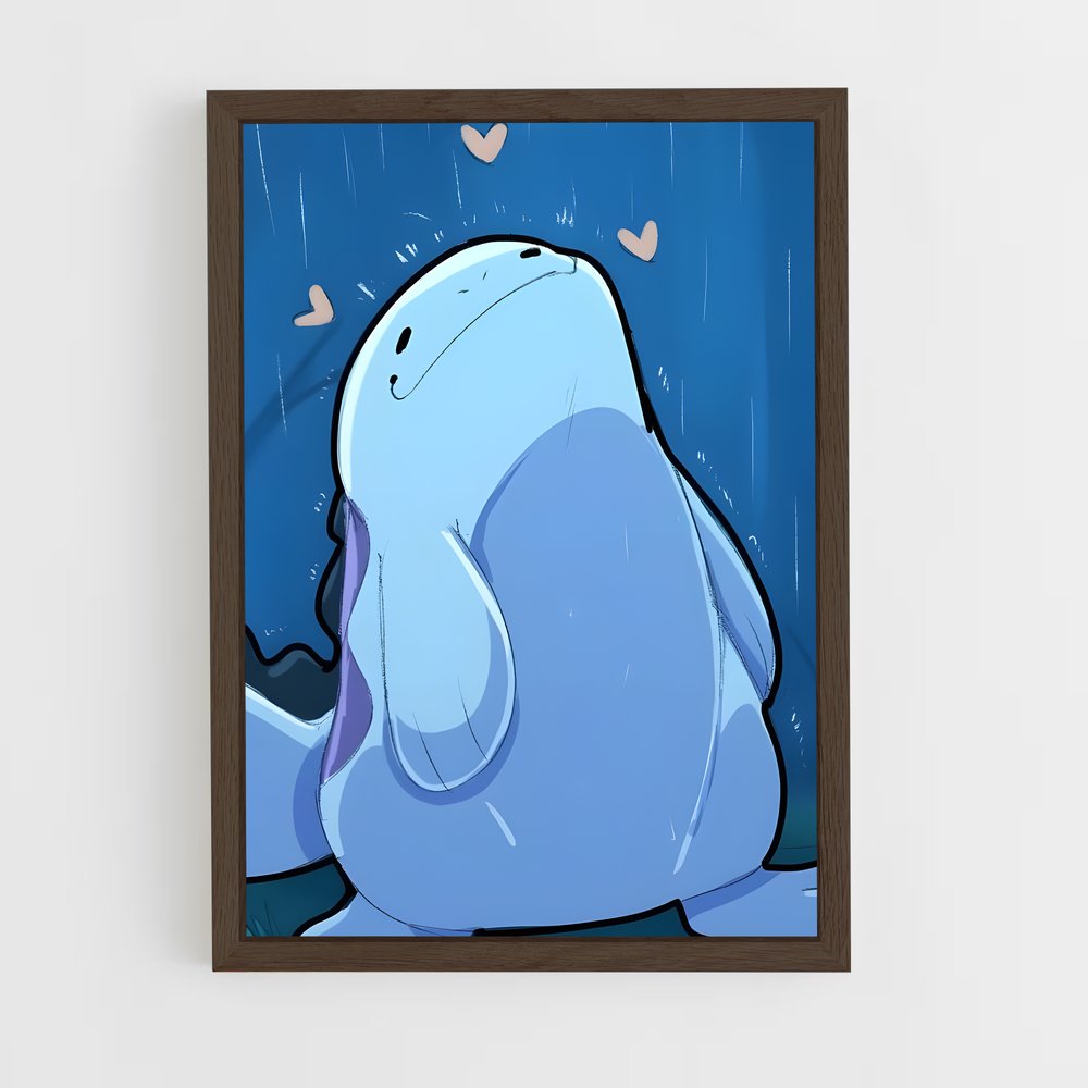 ap-quagsire-2 cadre Bois foncé