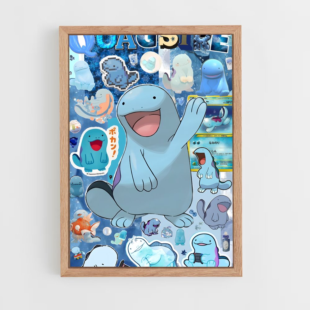 ap-quagsire-3 cadre Bois clair