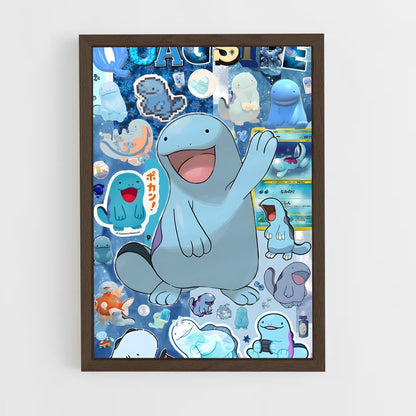 ap-quagsire-3 cadre Bois foncé