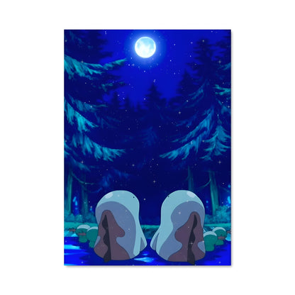 Poster Quagsire dans la Forêt Étoilée