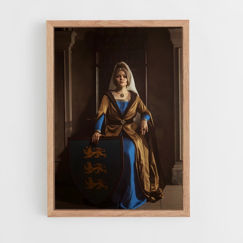 ap-queen calanthe-1 cadre Bois clair
